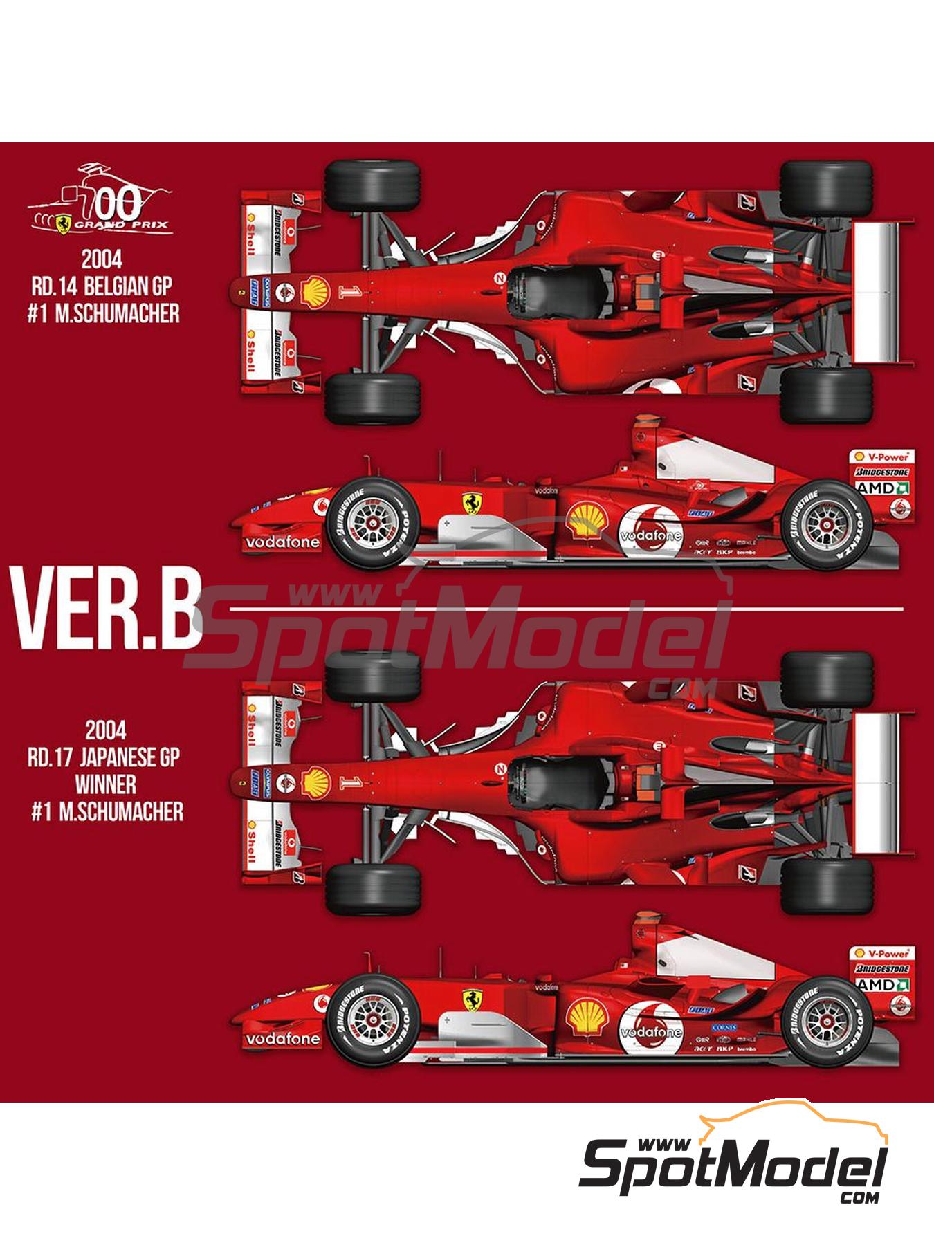 Model Factory Hiro K868: Car scale model kit 1/12 scale - Ferrari